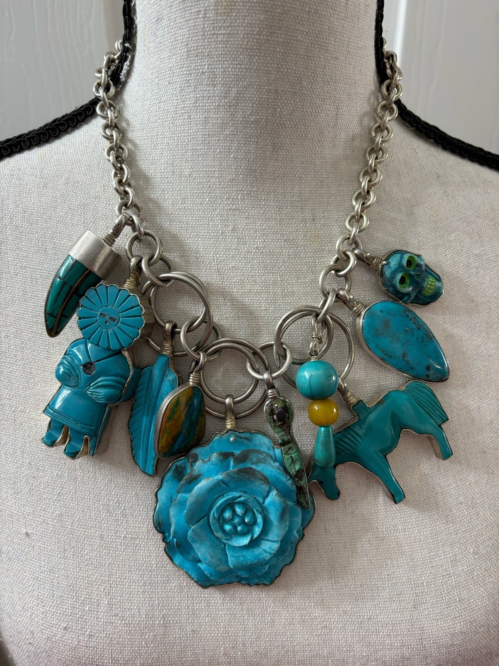 Coreen Cordova Turquoise Statement Necklace